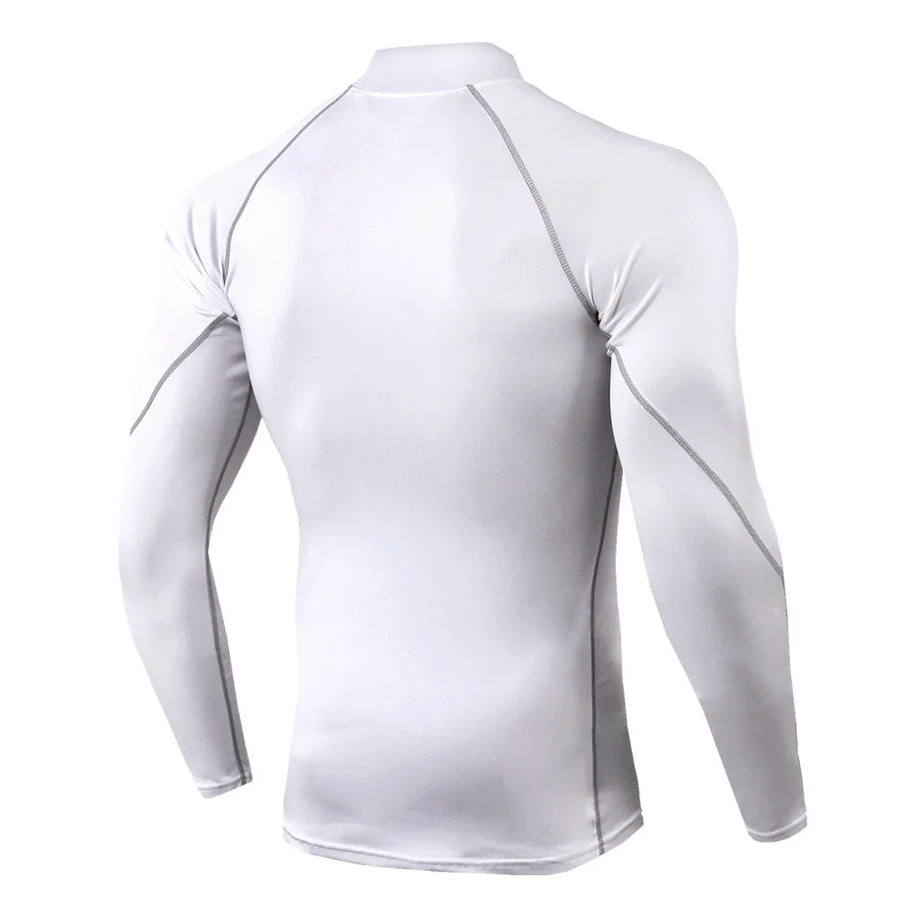 Camiseta de compresión de secado rápido para hombre