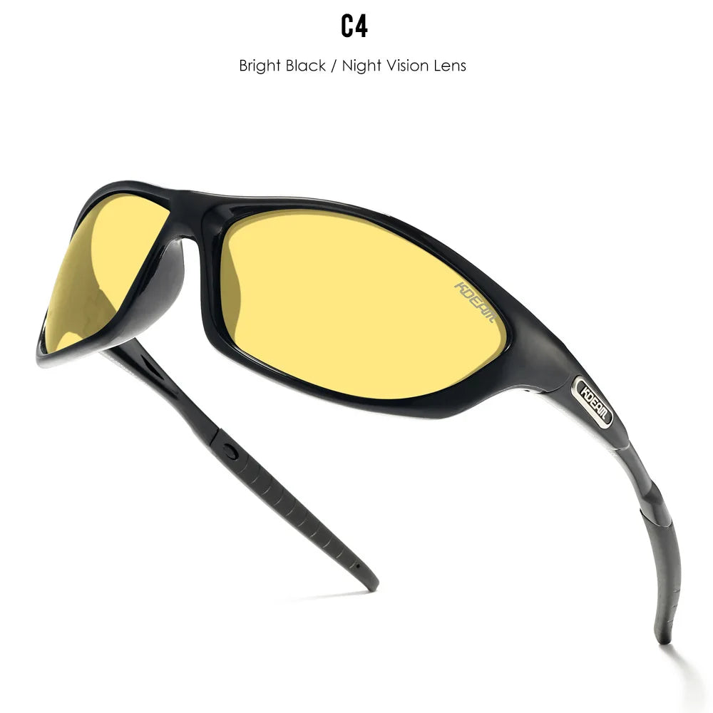 KDEAM Polarized Running Sunglasses for Men & Women – UV400 TAC Lens, TR-90 Frame