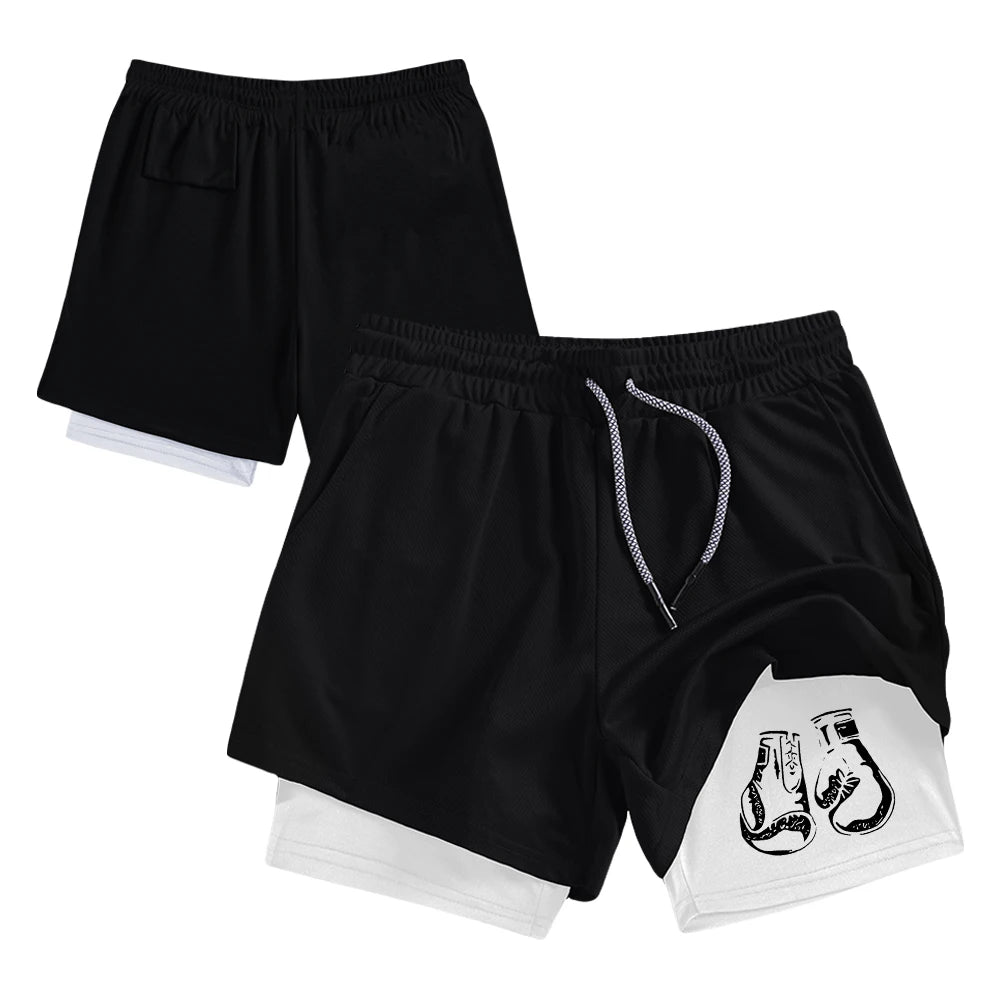 Men’s Double-Layer Running Shorts
