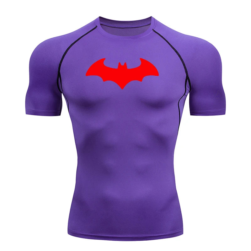Men’s Bat Print Compression Shirt