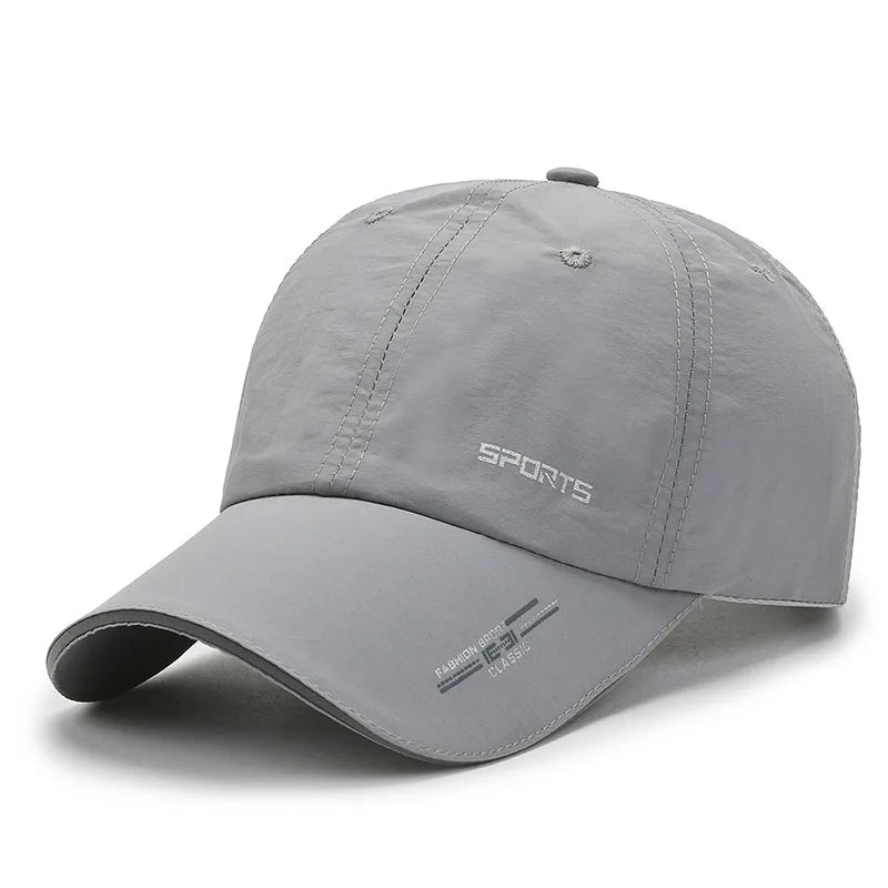 Reflective Quick-Dry Sports Cap