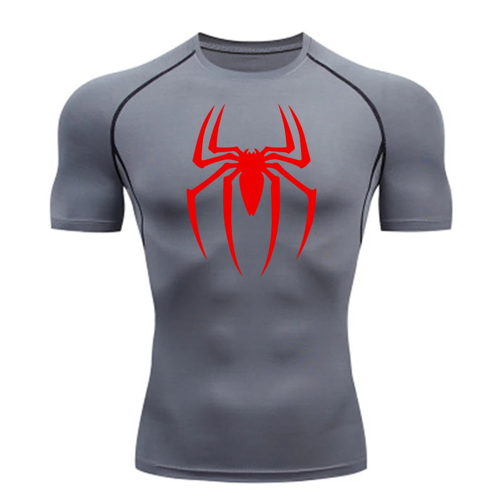 Men’s Spider Print Running Shirt