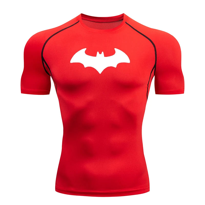 Men’s Bat Print Compression Shirt