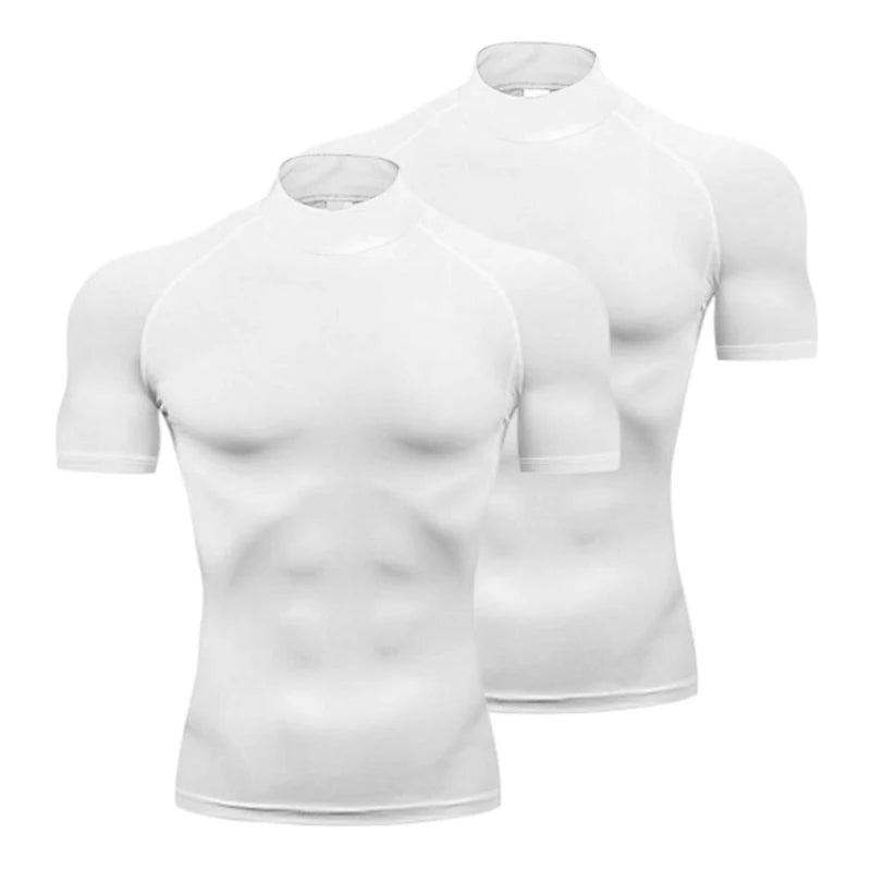 Camiseta de compresión de secado rápido para hombre