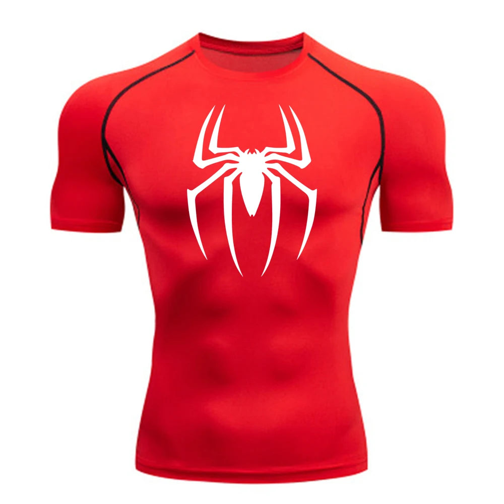 Men’s Spider Print Running Shirt