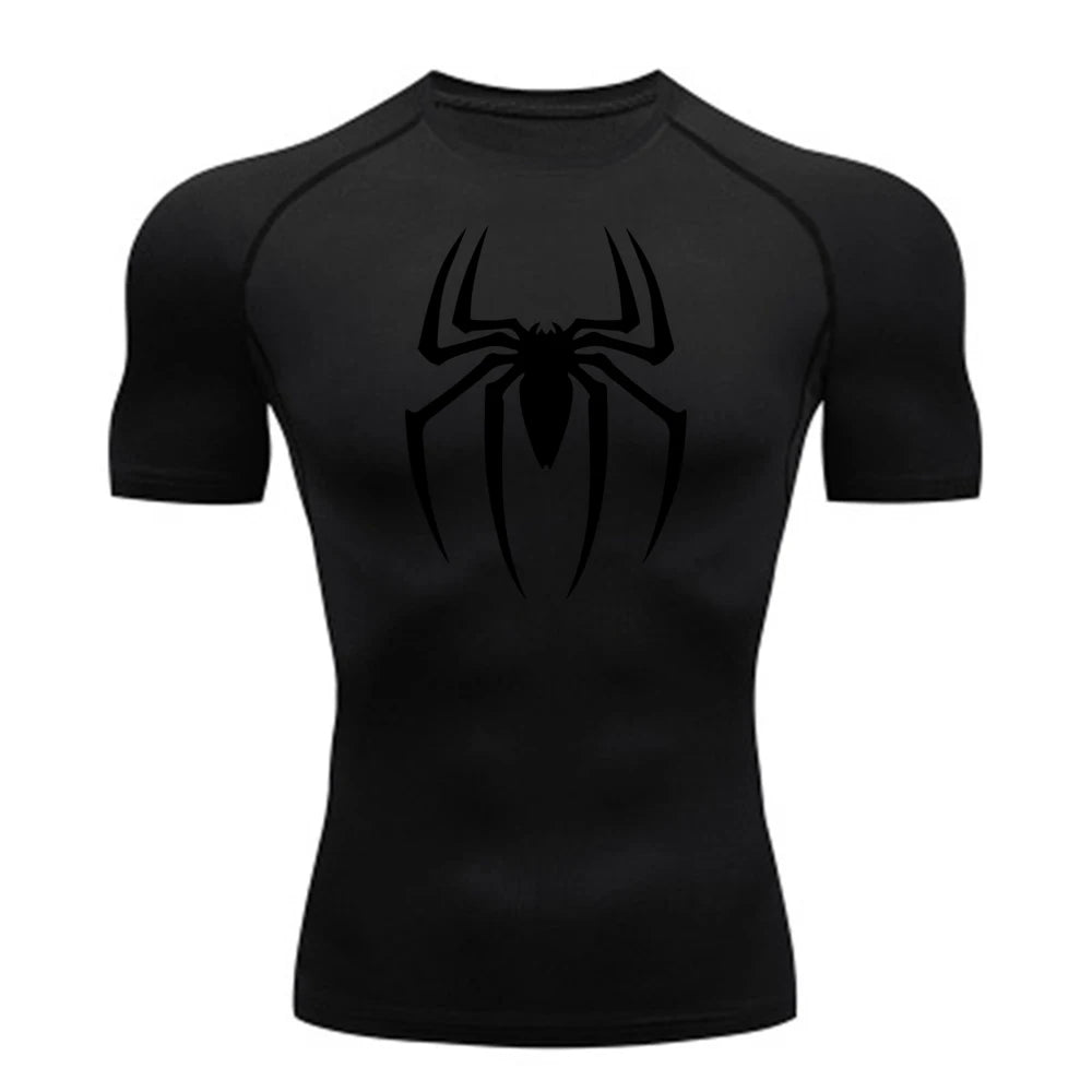 Men’s Spider Print Running Shirt