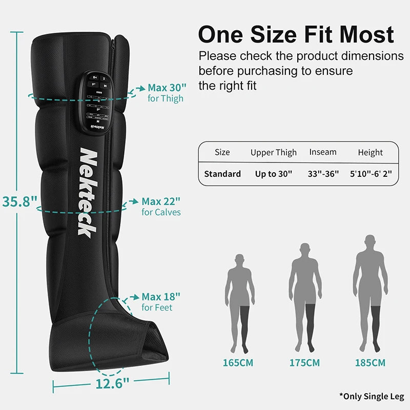 Botas de masaje de piernas inalámbricas