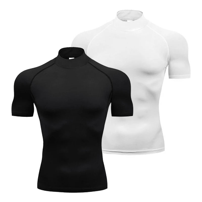 Camiseta de compresión de secado rápido para hombre