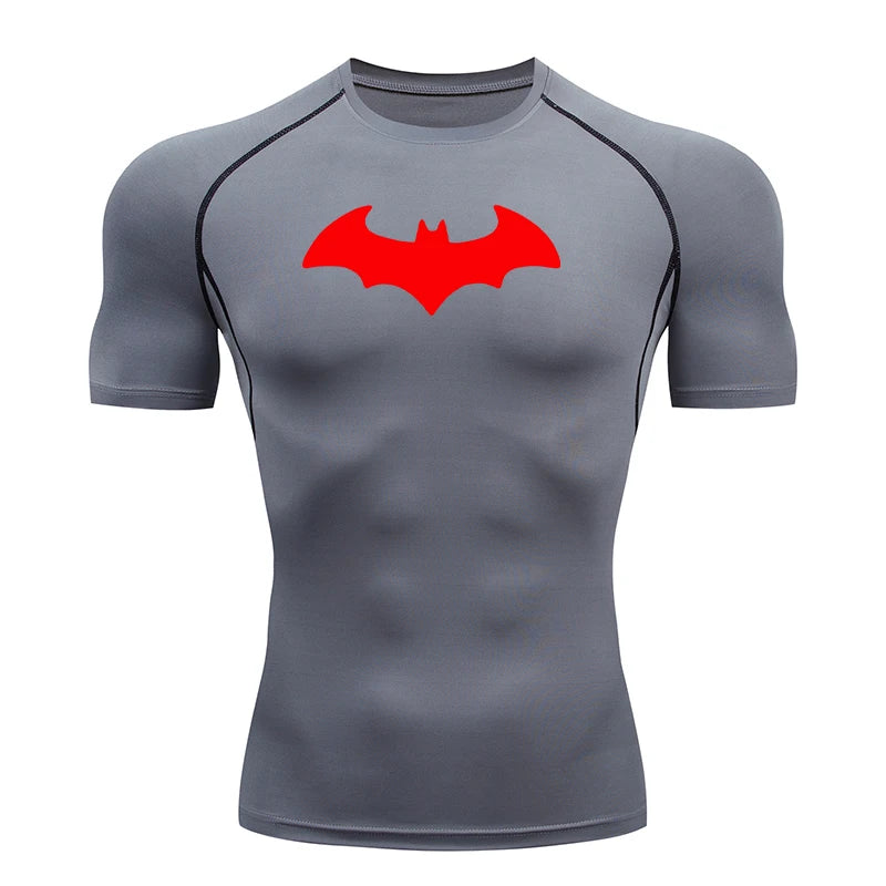 Men’s Bat Print Compression Shirt