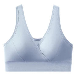 Seamless Cross-Wrap Bra
