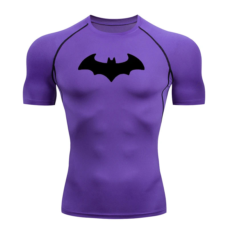 Men’s Bat Print Compression Shirt