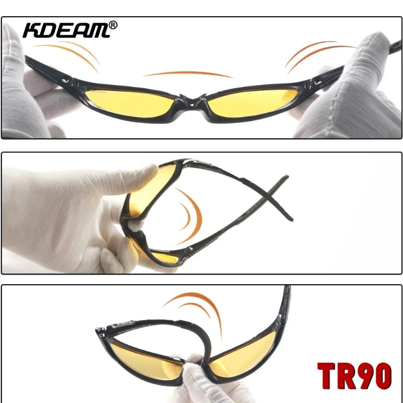 KDEAM Polarized Running Sunglasses for Men & Women – UV400 TAC Lens, TR-90 Frame