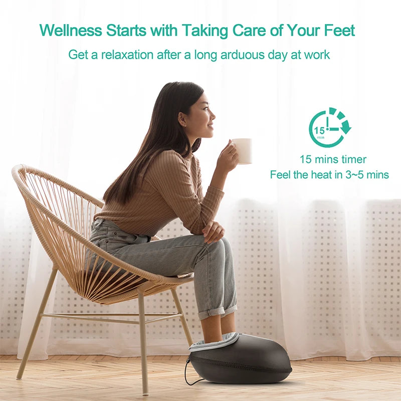 Masajeador de pies Shiatsu con calor