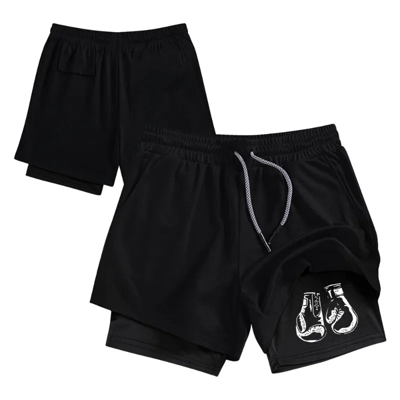Men’s Double-Layer Running Shorts