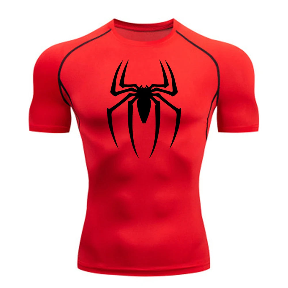 Men’s Spider Print Running Shirt