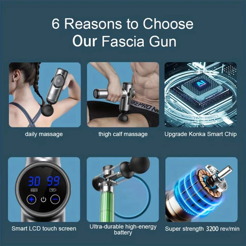 Deep-Tissue Massage Gun