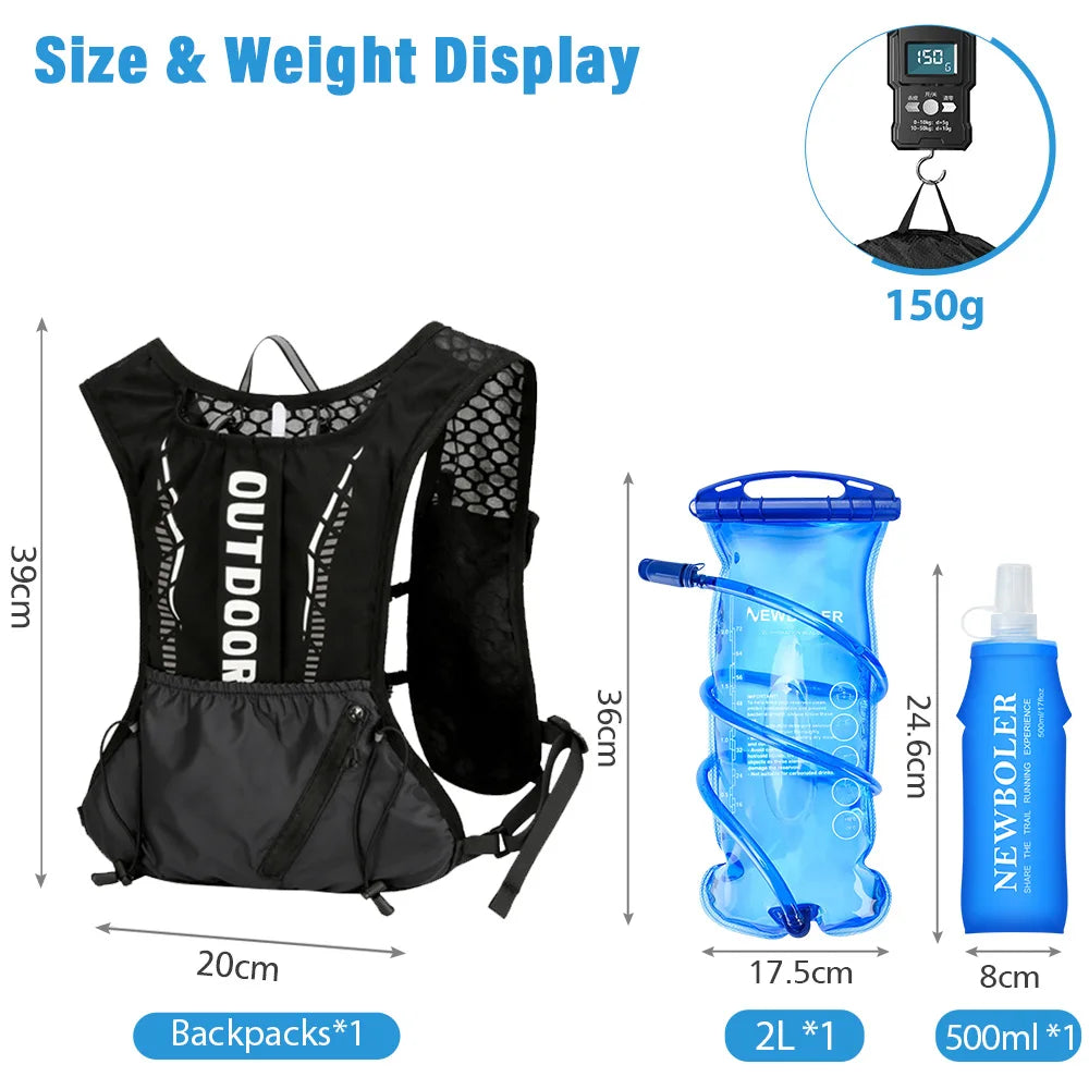 NEWBOLER Running Hydration Vest
