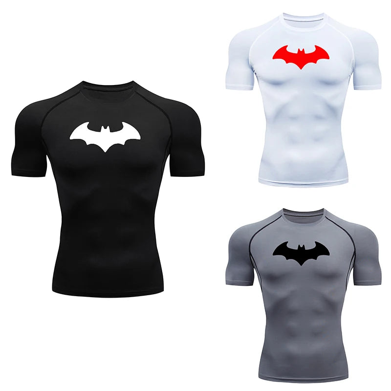 Men’s Bat Print Compression Shirt