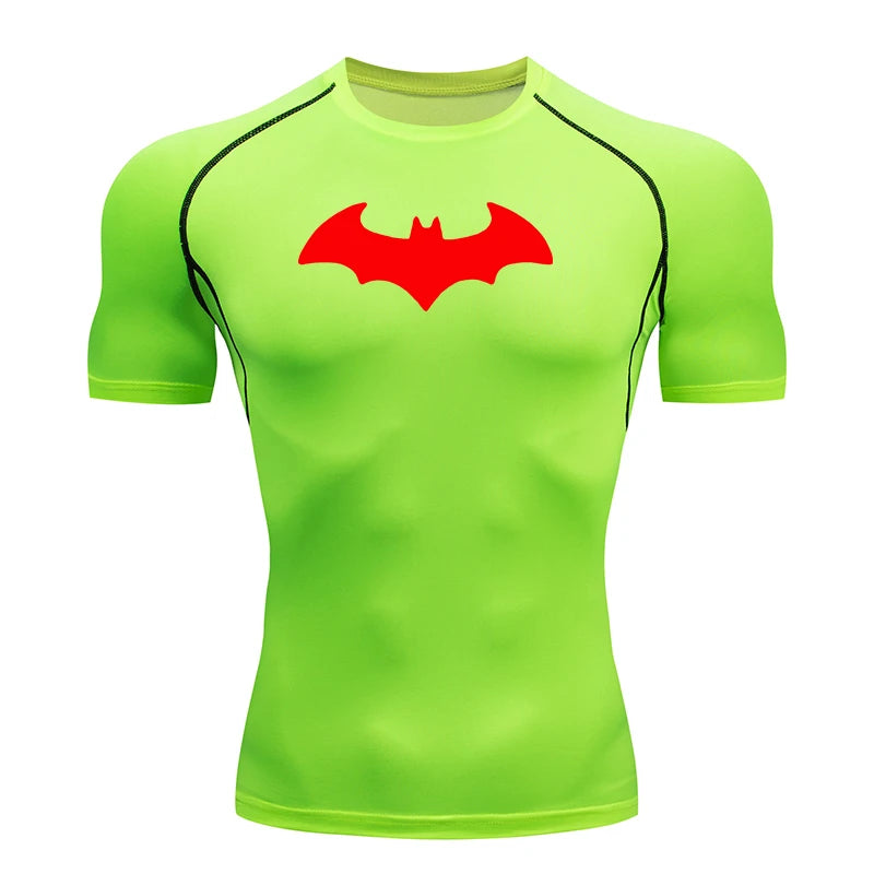 Men’s Bat Print Compression Shirt