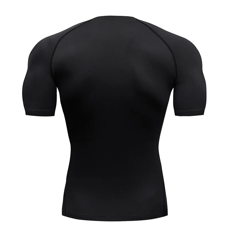 Camiseta de running con estampado de araña para hombre