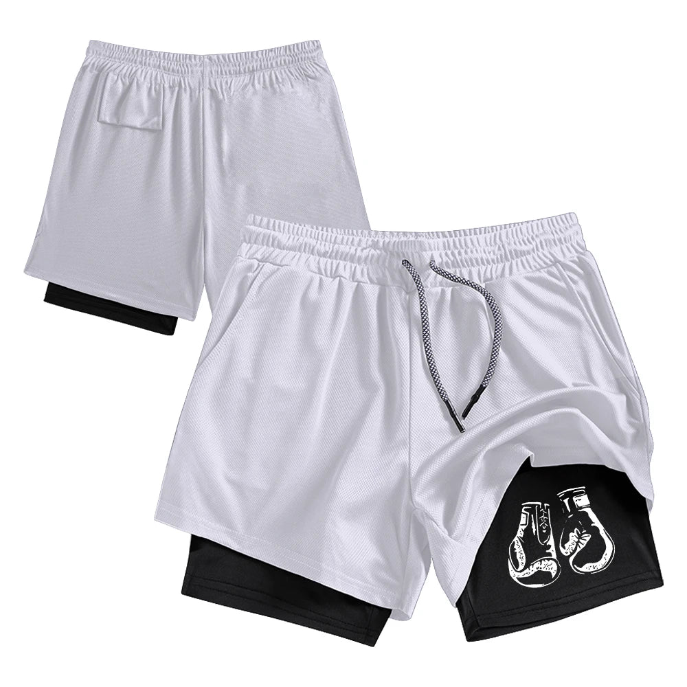 Men’s Double-Layer Running Shorts