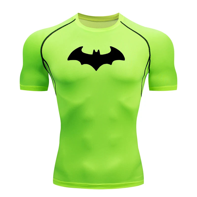 Men’s Bat Print Compression Shirt