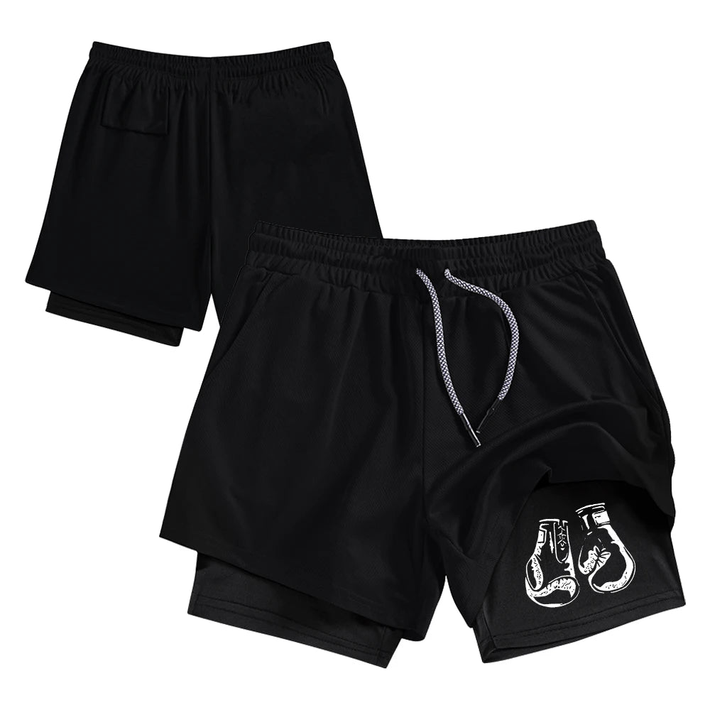 Men’s Double-Layer Running Shorts