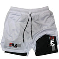Men’s Double-Layer Sports Shorts