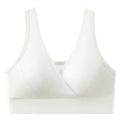 Seamless Cross-Wrap Bra