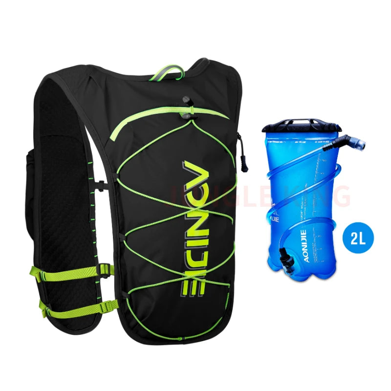 AONIJIE 2L Running Hydration Vest – Lightweight Trail Pack with Water Bladder Pocket