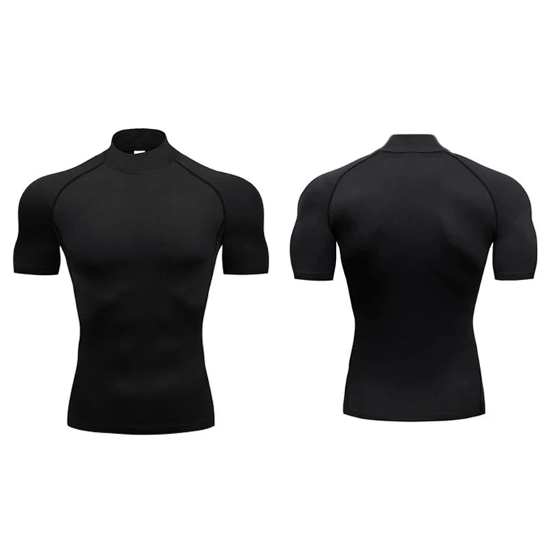 Camiseta de compresión de secado rápido para hombre