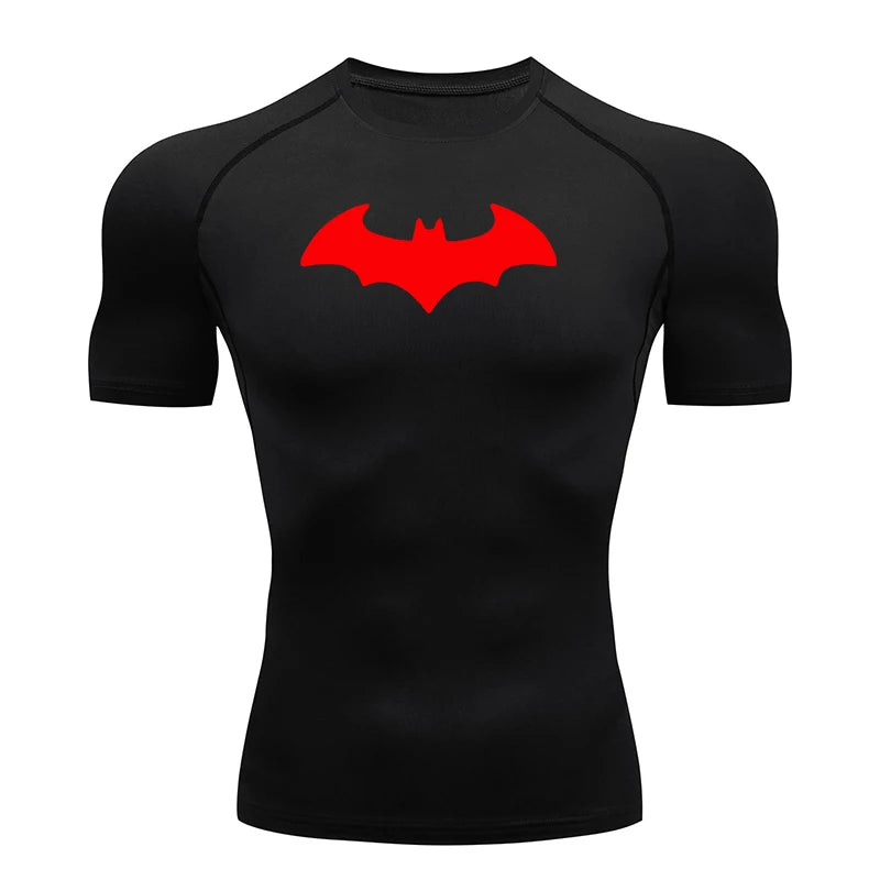 Men’s Bat Print Compression Shirt