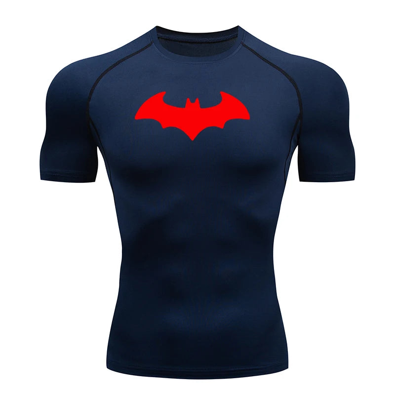 Men’s Bat Print Compression Shirt